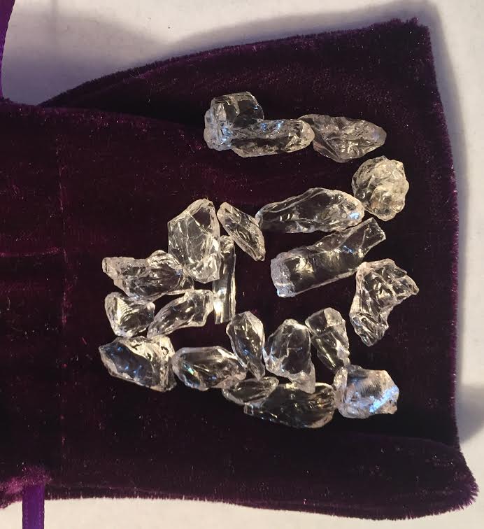 A collection of smaller diamonds